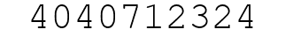 Number 4040712324.