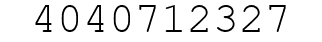 Number 4040712327.