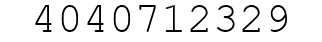 Number 4040712329.