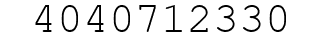 Number 4040712330.