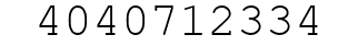 Number 4040712334.