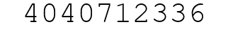 Number 4040712336.
