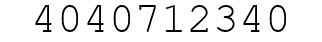 Number 4040712340.