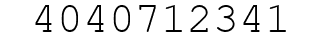 Number 4040712341.