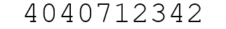 Number 4040712342.