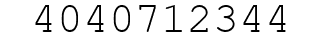 Number 4040712344.