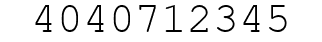 Number 4040712345.