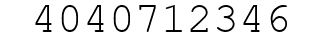 Number 4040712346.