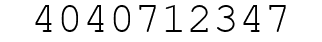 Number 4040712347.