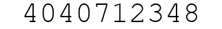 Number 4040712348.