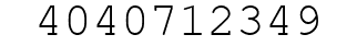 Number 4040712349.