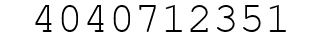 Number 4040712351.
