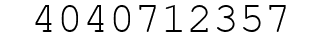 Number 4040712357.