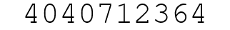 Number 4040712364.