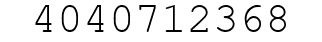 Number 4040712368.