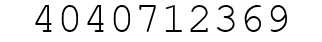 Number 4040712369.