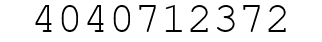 Number 4040712372.