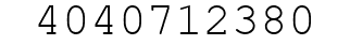 Number 4040712380.