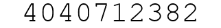 Number 4040712382.
