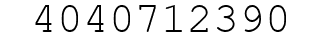 Number 4040712390.