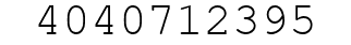 Number 4040712395.
