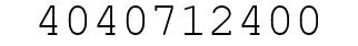 Number 4040712400.