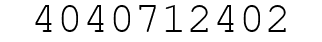 Number 4040712402.