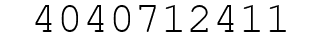 Number 4040712411.