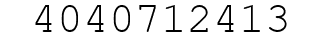 Number 4040712413.