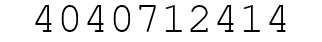 Number 4040712414.