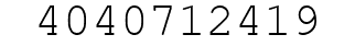 Number 4040712419.