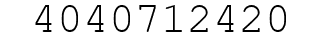 Number 4040712420.