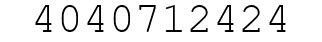 Number 4040712424.