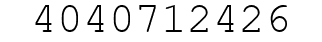 Number 4040712426.