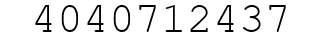 Number 4040712437.
