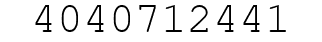 Number 4040712441.