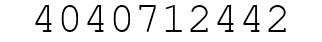Number 4040712442.