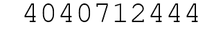 Number 4040712444.