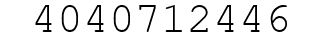 Number 4040712446.