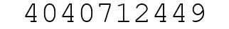 Number 4040712449.