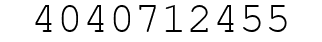Number 4040712455.