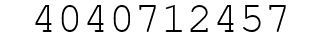 Number 4040712457.