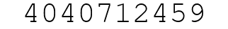 Number 4040712459.