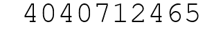 Number 4040712465.