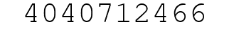Number 4040712466.