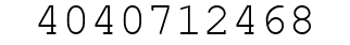 Number 4040712468.
