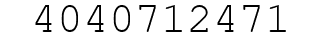 Number 4040712471.