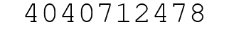 Number 4040712478.