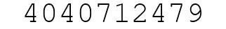 Number 4040712479.