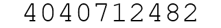 Number 4040712482.